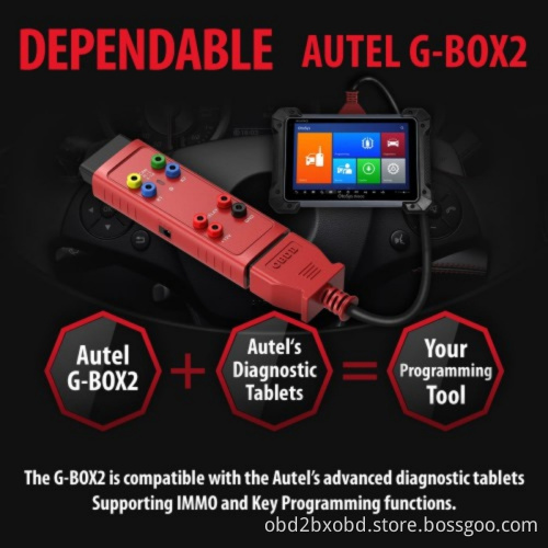100% Original Autel G-BOX2 Tool for Mercedes Benz All Key Lost Work with Autel MaxiIM IM608/IM508